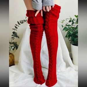 Knitted Leg Warmers Socks ❤️
